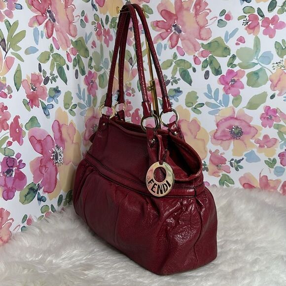💯Authentic Fendi Hobo Leather Handbag🍀 - Picture 11 of 17